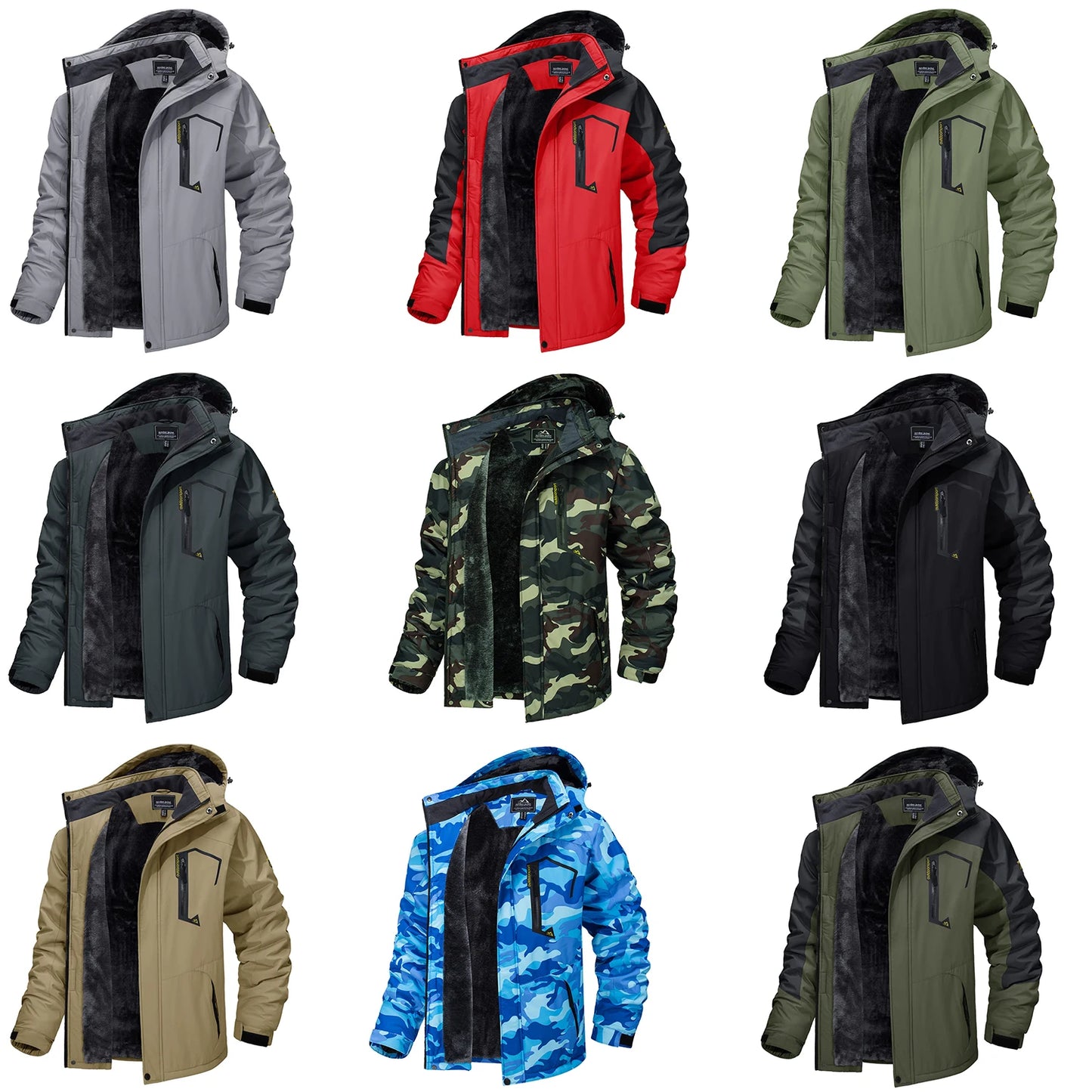 TACVASEN Jackets Mens